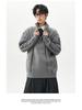 Autumn Winter Crew Neck Wool Cable Knit Sweater - Couple Horse Design, Trendy and Versatile