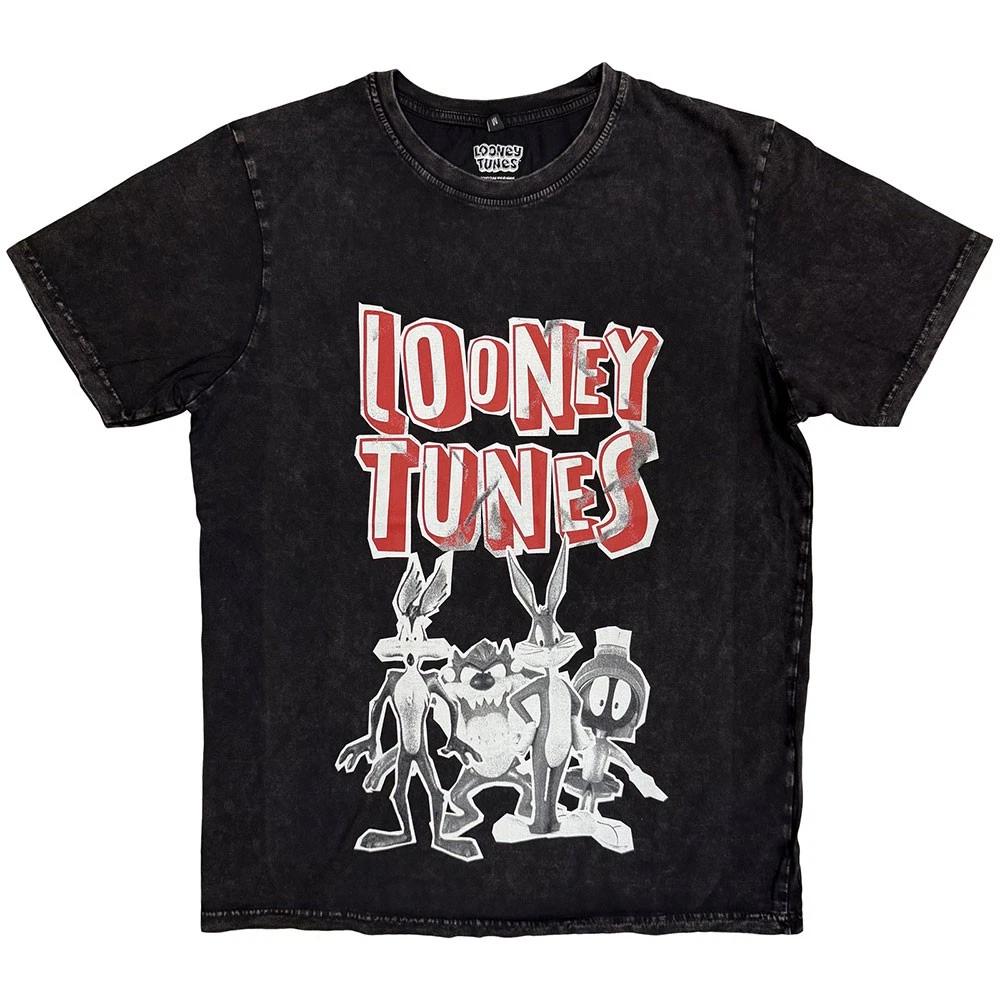 Looney Tunes Characters Black White Unisexs Tshirt Unisexs L