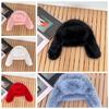 Anti-cold Faux Fur Pilot Cap Solid Color Ear Protection Hat Gifts Men Women Pilot Hat  Women