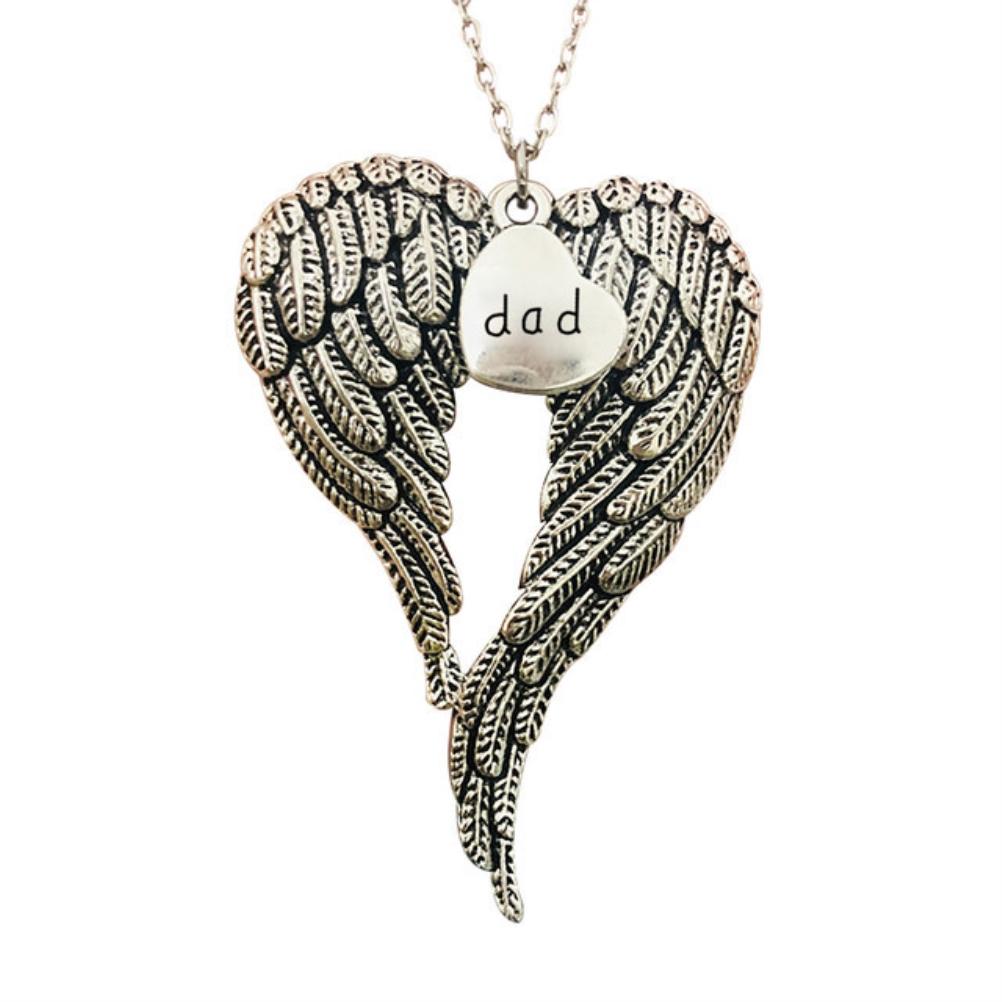 Christmas Tree Heart Angel Wings Ornament Hanging Decoration Memorial Gift Xmas Present