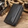Bolso de Mano de Cuero Genuino para Hombre Cartera Móvil de Negocios de Gama Alta Piel de Vaca de Primera Capa Anti Magnético RFID Largo