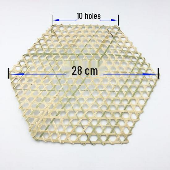 Handmade Bamboo Sieve - Creative Woven Kitchen Decoration