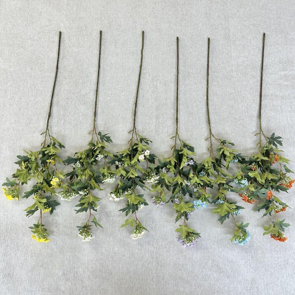 Winter Flower Artificial Pot Kalanchoe Wedding Hotel Restaurant Desktop Ornament