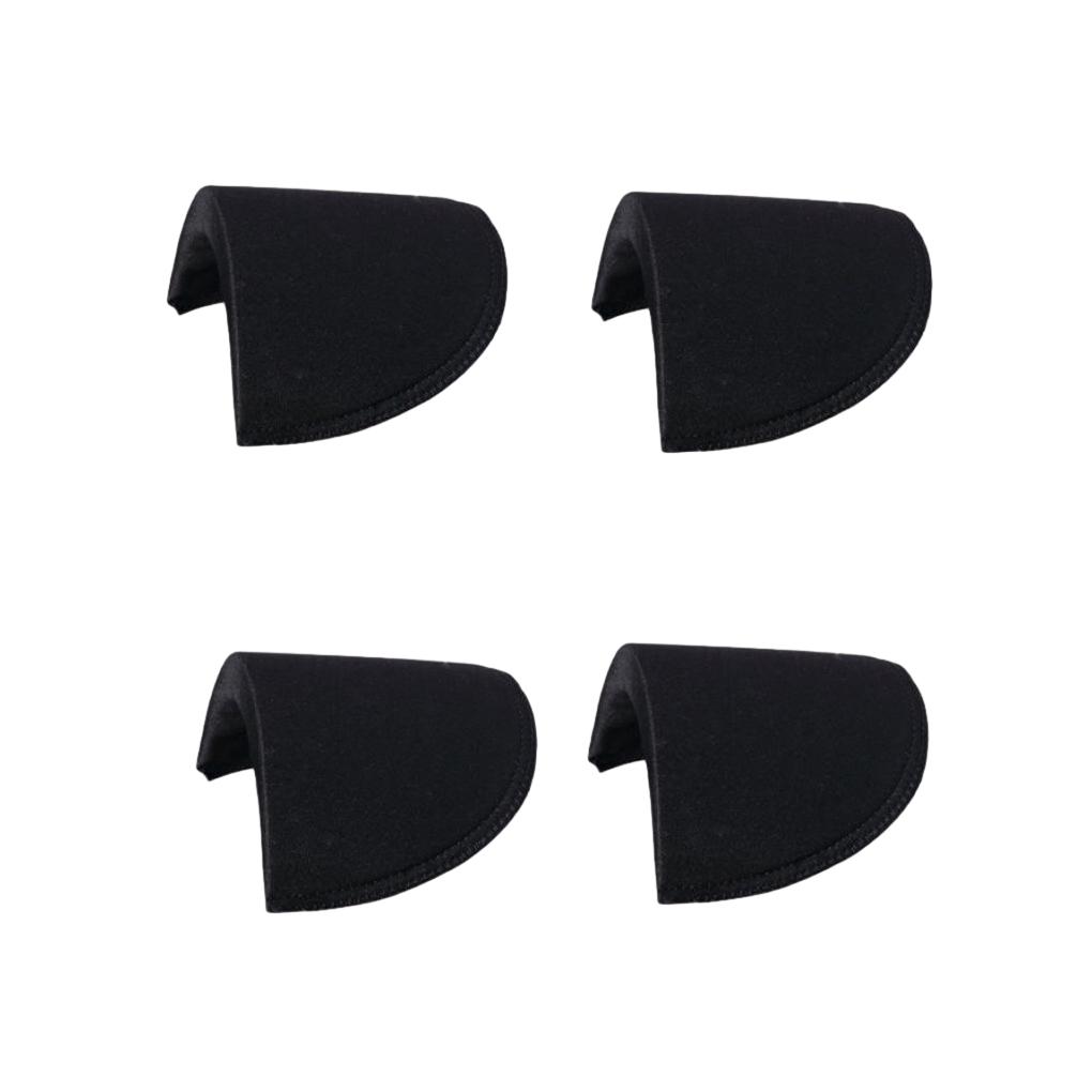 4pcs Shoulder Pads Replacement Sponge Inner Padding Suit Nonslip Sewing Lining Pads Dresses Costumes Accessories