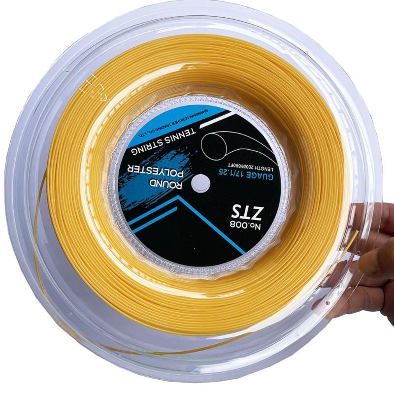 Elastic Tennis String Reliability Tennis Racket String Versatiles Tennis String for Consistent Play and Reduced Friction