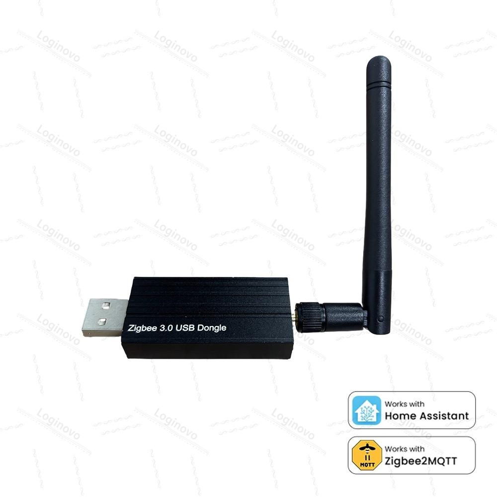 

Zigbee 3.0 USB Dongle Universal Wireless Zigbee Gateway Hub With Antenna Support Home Assistant Zigbee 2MQTT ,OpenHAB 1PCS