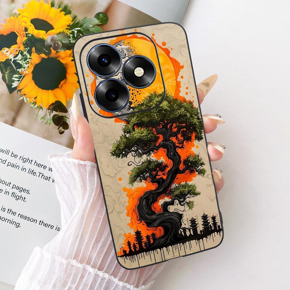 Phone Case For ITEL S23 Plus Cover S681LN Silicone Cute Cat Fashion Funny Cool Painted Casing For ITEL S23+