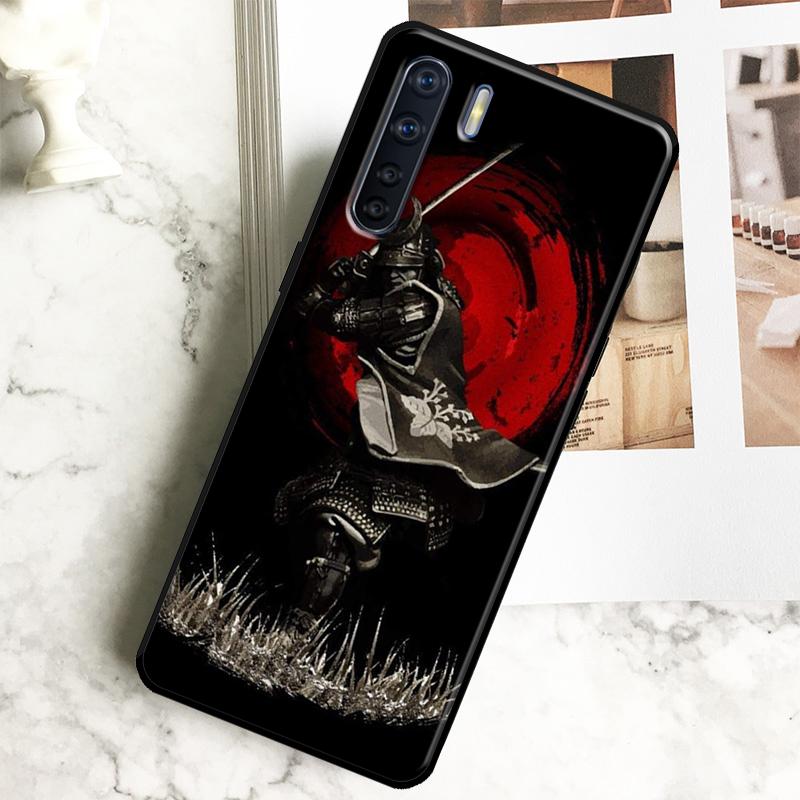 Samurai Japan Case For Oppo A98 A78 A18 A38 A58 A40 A60 A80 A16 A76 A96 A17 A77 A74 A94 A54 A57S A15 Cover