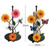 Metal Art Sunflower Tissue Holder Paper Towel Holder for Kitchen Decor Accessories Room Living Room Butterfly 3D Tissue Holder Storage