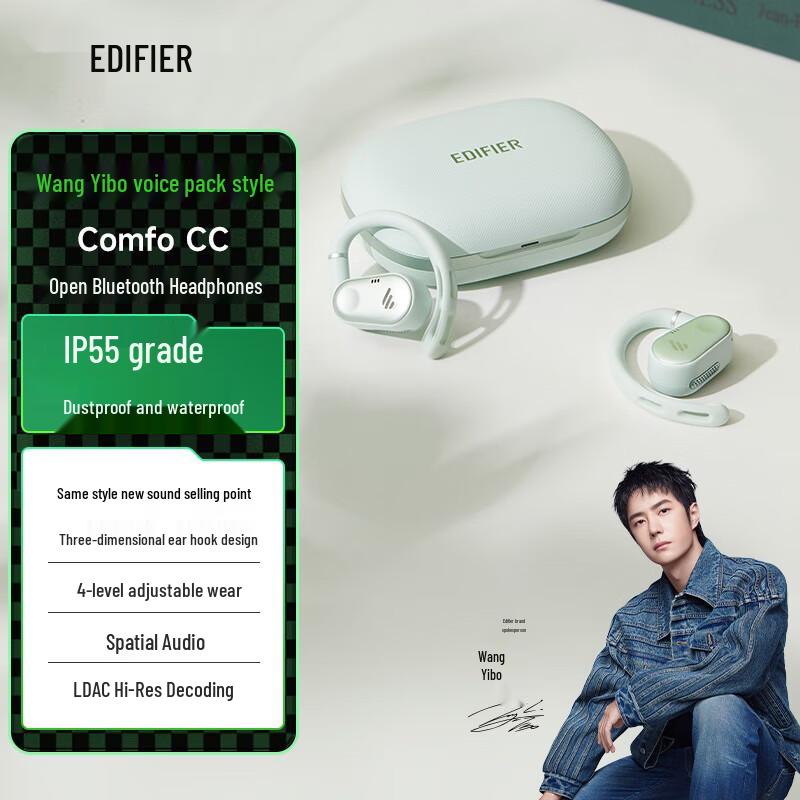 Edifier Comfo CC Open-Ear True Wireless Bluetooth Earbuds