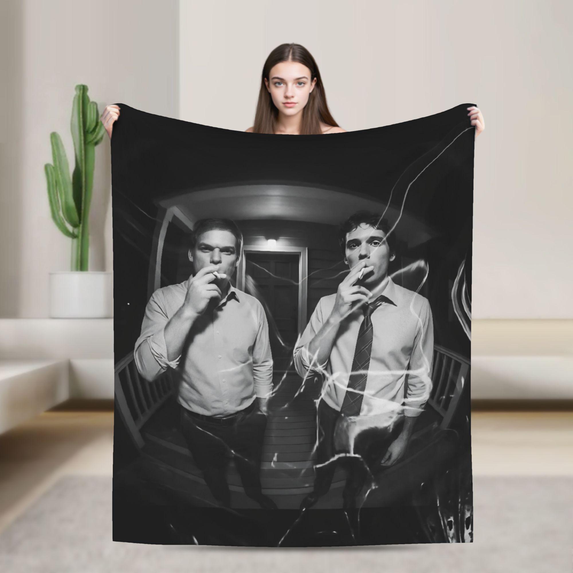 Dexter Blanket Quality Super Soft  Throw Blanket Winter Boy Girl Home Decor Novelty Bedspread 75X95CM