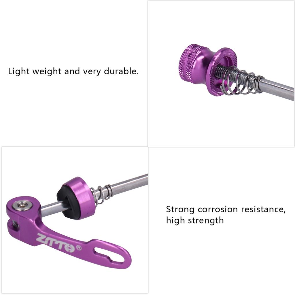 2pcs Road Mountain Quick Release Skewers Bike Front Rear Skewer Accessory