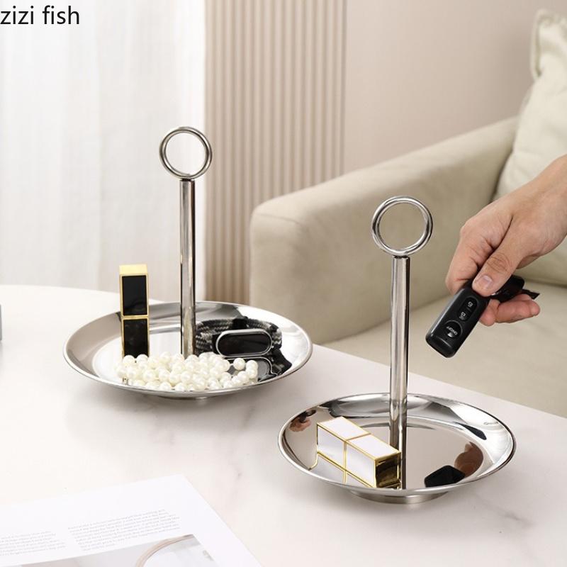 Stainless Steel Cake Rack High Footed Dessert Plate Pudding Cup Ice Cream Bowl Dim Sum Dish Pastry Plate Fruit Plates Snack Bowl
