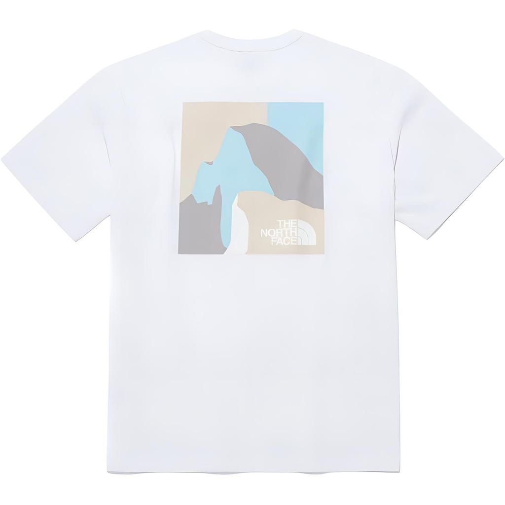 THE NORTH FACE T Shirts Unisex White Crew Neck Moderate Straight Fit NT7UP10K