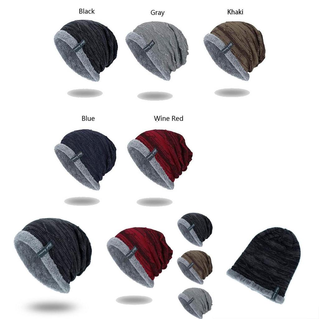 Soft Acrylic Knitted Baggy Beanie Premium Quality Winter Warm Cap For Men Women