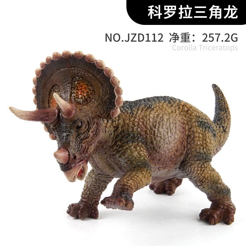 

Симуляция Мира Юрских Динозавров Модель Животного Твердый Трицератопс Спинозавр Украшение Животного Игрушка