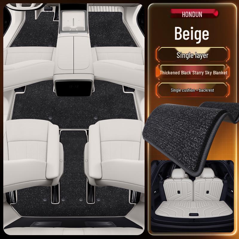 LeDao L90 Floor Mats TPE 2025 Model for Six-Seater & Seven-Seater Cars - Custom Interior Carpet Mats