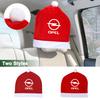 Retractable Christmas Holiday Decoration Car Logo Headrest Cover For Opel Astra Insignia Corsa Zafira Meriva Mokka Vivaro Vectra
