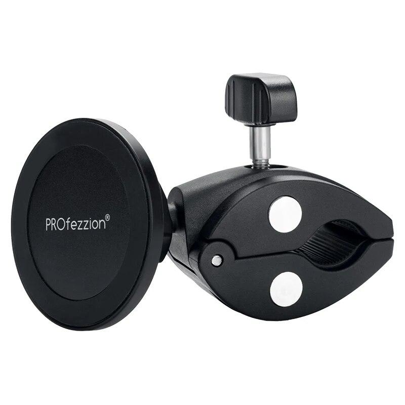 

Универсальный магнитный держатель для мобильного телефона для велосипеда, регулируемый велосипедный руль для горного велосипеда, опорная стойка для велоспорта чёрный