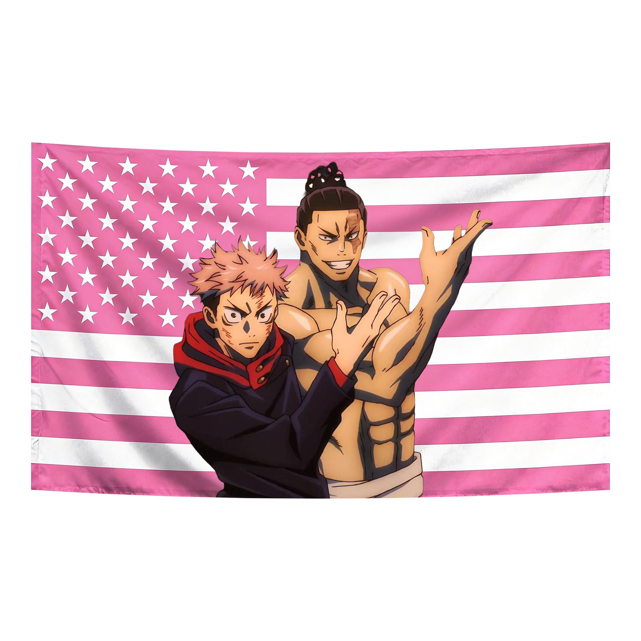 

Jujutsu Kaisen Aoi Todo Itadori Unjust Game Tapestry Anime Fan Wall Hanging Aesthetic Background Cloth For Bedroom Dorm Room 74x94cm(29x37in)
