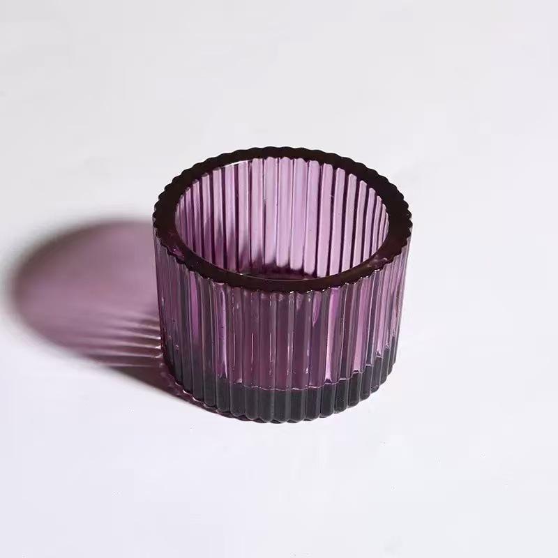 Fine Pattern Glass Aromatherapy Tea Candle Holder - In Stock