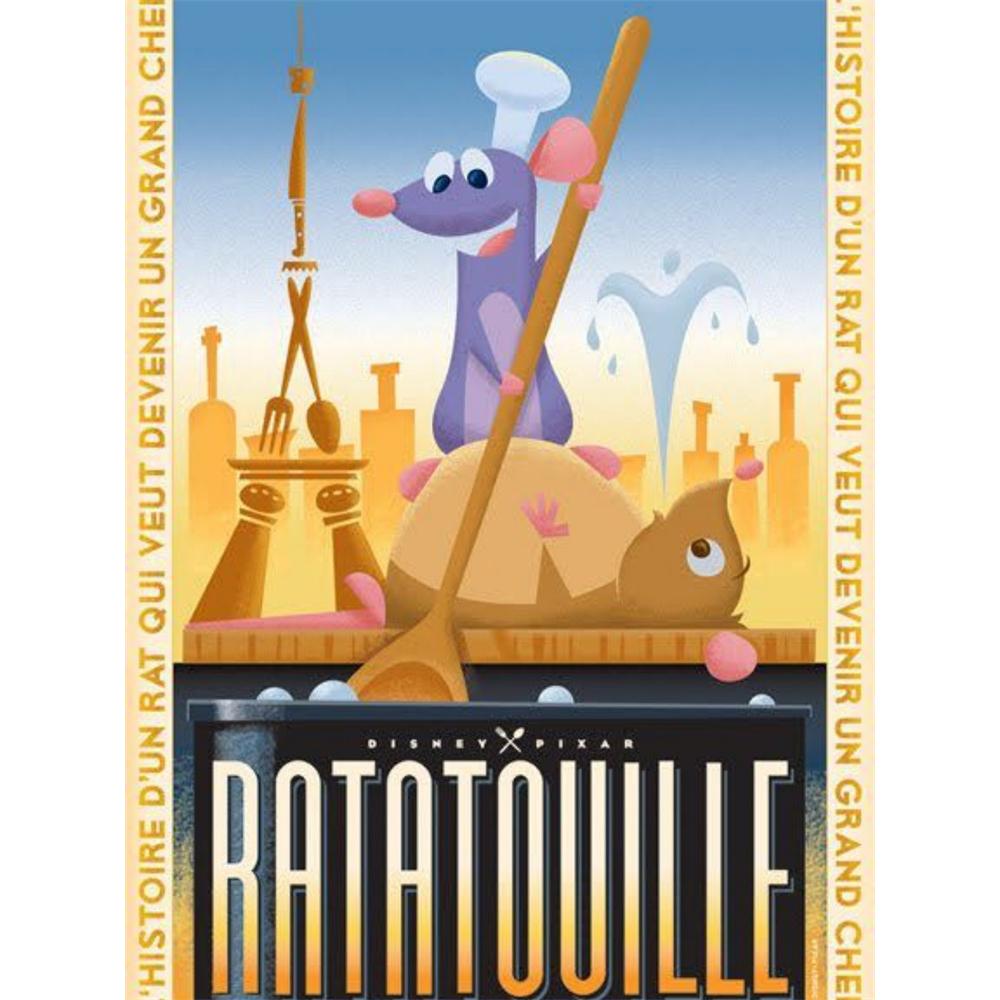 

Disney Diamond Painting Complete Set Ratatouille Illustrations 5D Diamond Painting Cross Stitch Mosaic Home Decor Round 20x30cm