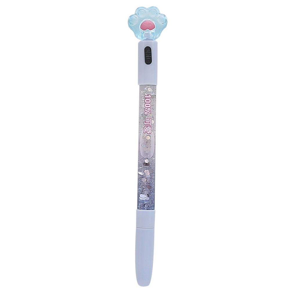 Claw Heart LED Crystal Writing Tool Glitter Lights Pen Luminous Gel Pen Signing Pen Quicksand Pen