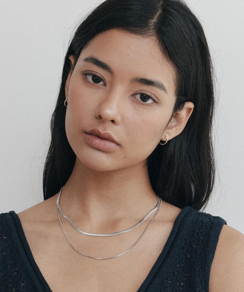 Attica Raw Mon Round Hoop Earrings / Ebs016