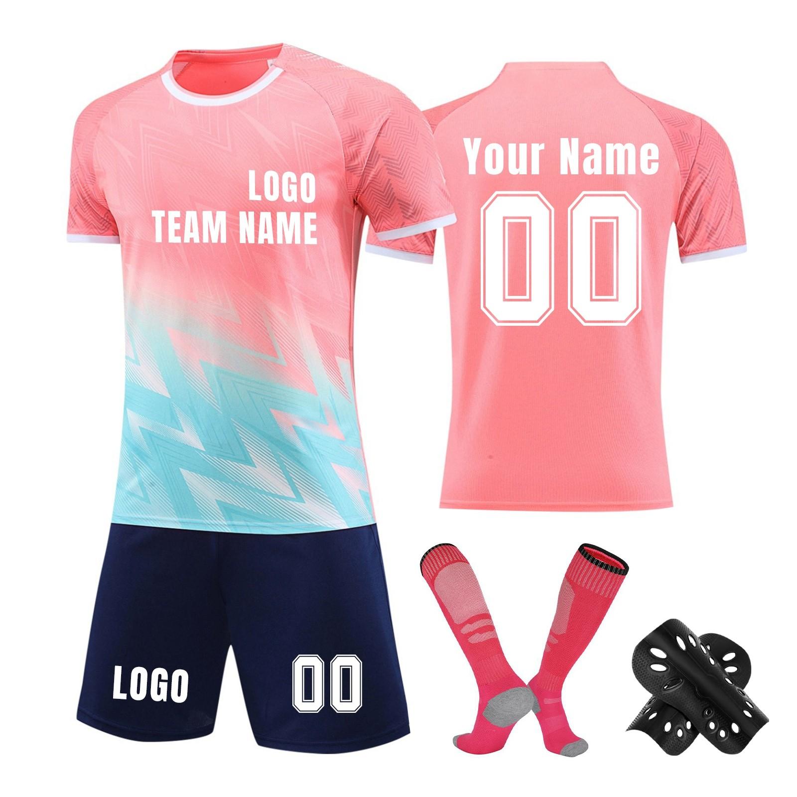 

Комплект персонализированных рубашек для мужчин и девочек с именем и номером, футбольные майки на заказ для мальчиков, тренировочный костюм XXXXS арбуз красный