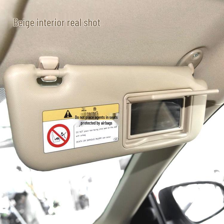 Yueliangcheng Car Sunshade for Corolla with Vanity Mirror, Driver & Passenger Seats