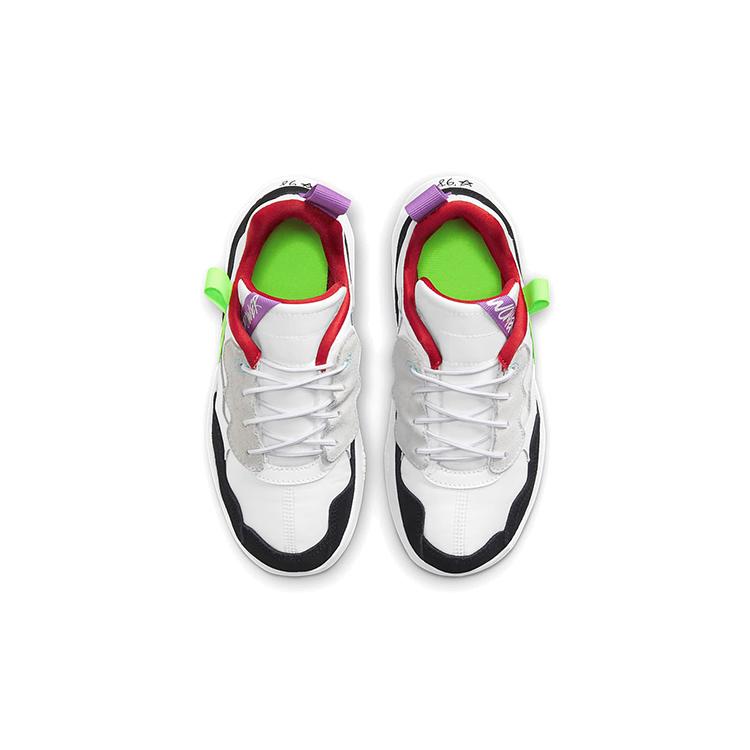 Jordan MA2 Regalo più Grande Ammortizzazione Antiscivolo Resistente all'Abrasione Scarpe da Corsa Basse Bianco Verde Viola CW6595-100