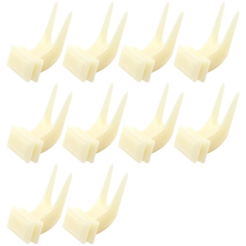 

Bird Cage Food Holder Fruit Vegetable Skewer Birdcage Treats Feeding Tool for Varioous Size Bird Parrots Lovebirds 10PCS L