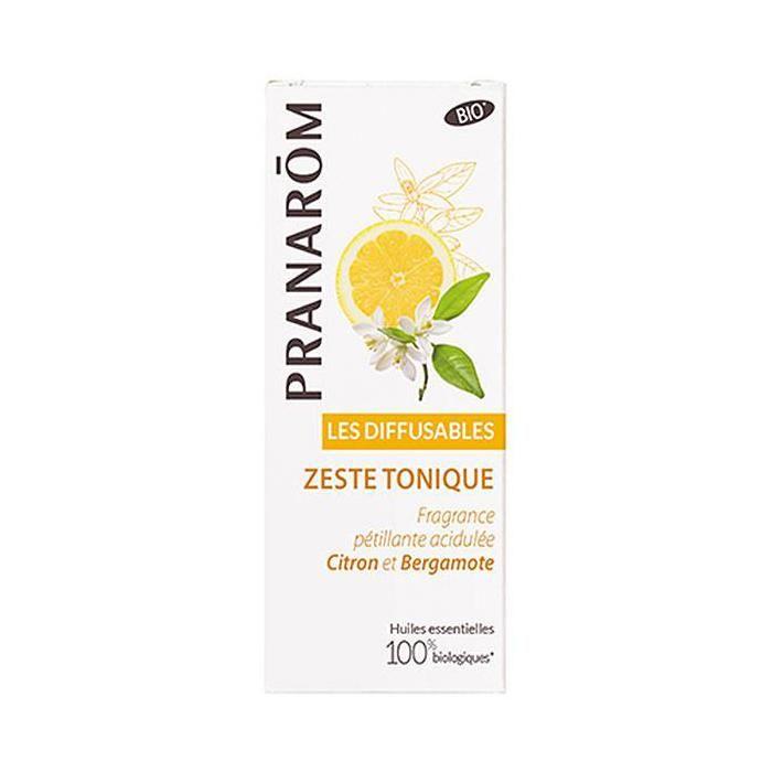 Pranarôm Les Diffusables Mélange d#039;Huiles Essentielles Zeste Tonique Bio 30ml
