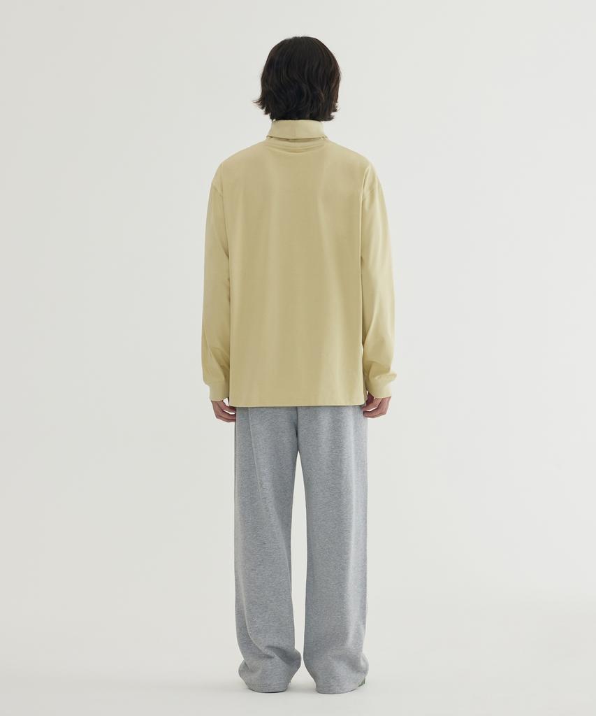 COVERNAT Sorona Layered Turtleneck Long Sleeve Light Olive