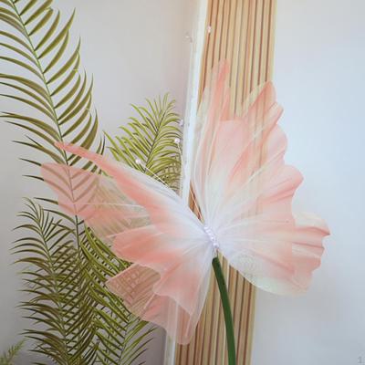 Mariage Decor Yarn Artificial Butterfly Decoration Bedroom Display Fake Wall for