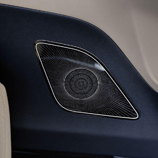 Stainless Steel Speaker Trim Covers for 2023+ Toyota Alphard 40 Series