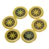 6pcs Phone Protection Sticker 2.8cm Diameter Effective Flashing Phone Blocker Stickers for Cell Phone Laptop Computer