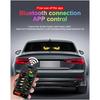 2PCS Devil Eyes Light For Windshield LED Eyes Dual Screen Sync App/Remote Control Custom Text LED Light Sign for Car Truck SUV