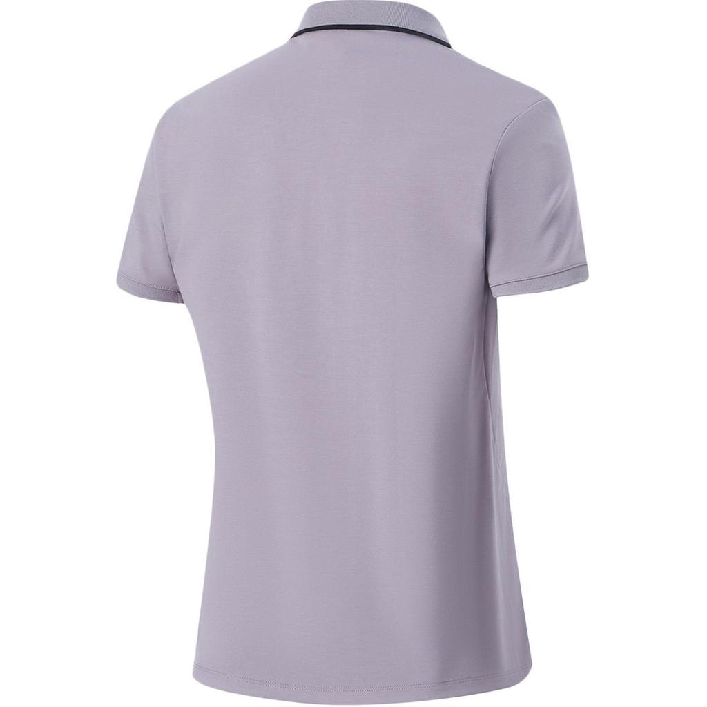 Li-Ning Comfortable Moisture-Wicking Sports Polo Shirt Women Tops Lobster-Purple APLU158-5