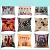 Map Of The Soul 7 Print Pillow Case Decorative K-pop Bangtan Boys Cushion Cover For Ultimate Fan Style