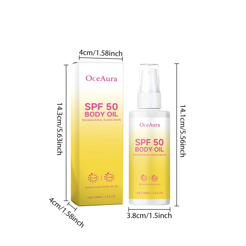 Oceaura Protective Care Oil Provides Full Body Moisturizing Gentle Nourishment Waterproof And Sun Protection