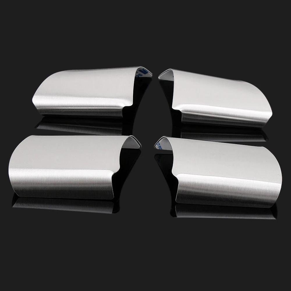 4Pcs Stainless Steel Car Steering Wheel Panel Sequins Cover Trim Sticker for Ford Focus 2 Mk2 2005 - 2012 Accessories