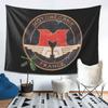 MOTOBECANE  Retro Badge Tapestry Decor Art Aesthetic Tapestries for Living Room Bedroom Home Wall Cloth Wall Hanging