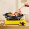 Poêle à Griller Coréenne Antiadhésive avec Canal d'Évacuation d'Huile Pot à Griller Panier à Rôtir Camping