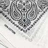 Kakatrend Bandana 100% Cotton Navy White Red Adults Men Paisley Stylish Handkerchief Cotton Bandana Unisex Durag Set of 3 55cm X 55cm