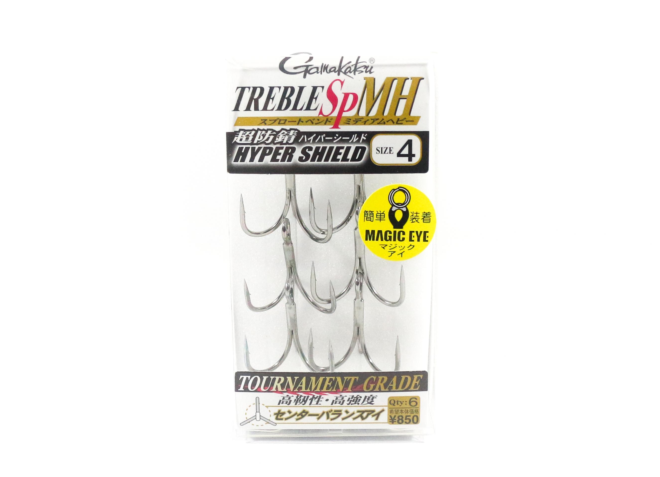 

Gamakatsu 67631 Treble Hook SP MH Hyper Shield Size 4 (0423)