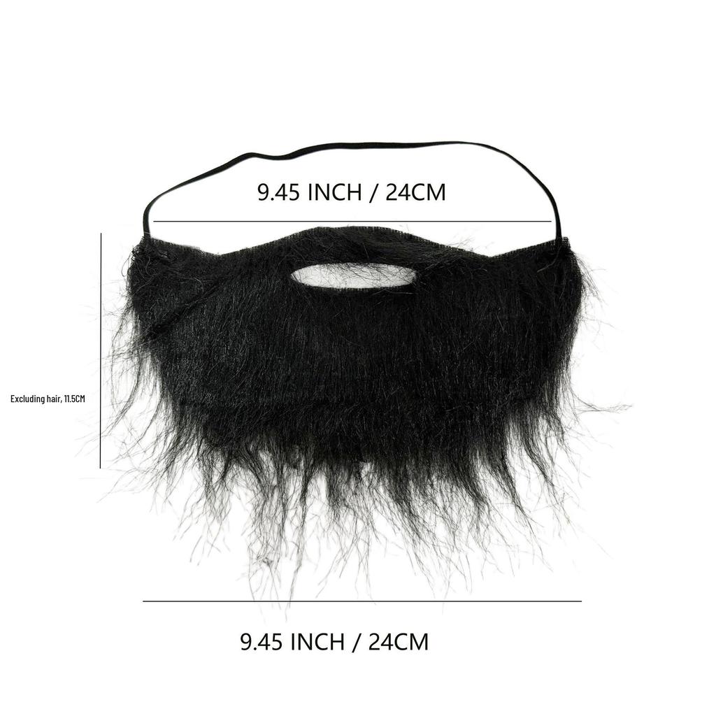 Halloween Party & Theater Costume Realistic Fake Pirate Beard