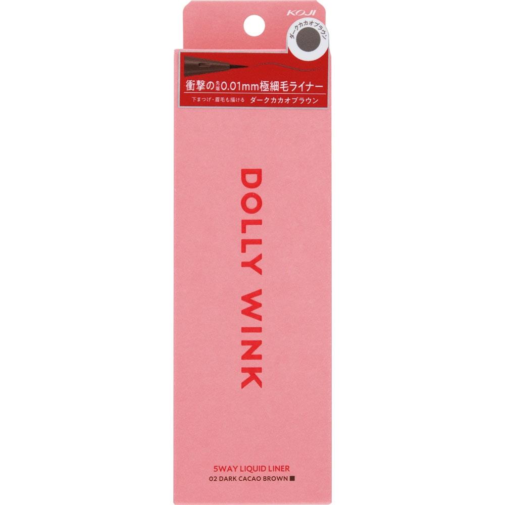 

Dory Wink 5 Way Liquid Liner 02 Dark Cocoa Brown Koge Honpo