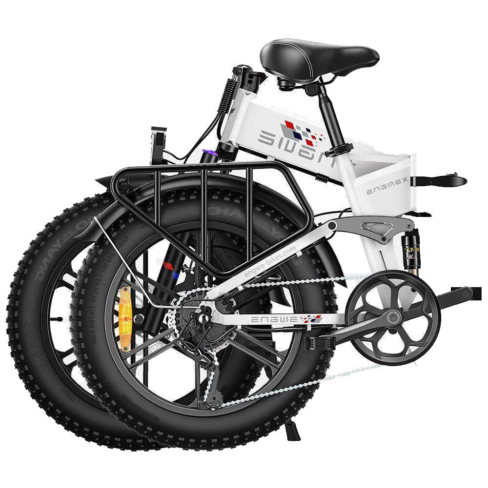Engwe ENGINE X Universal City E-Bike with 250W 48V13Ah 20" Snow Tire Fat E-Bike, Shimano 7-Speed, LCD Display Foldable Electric Bike