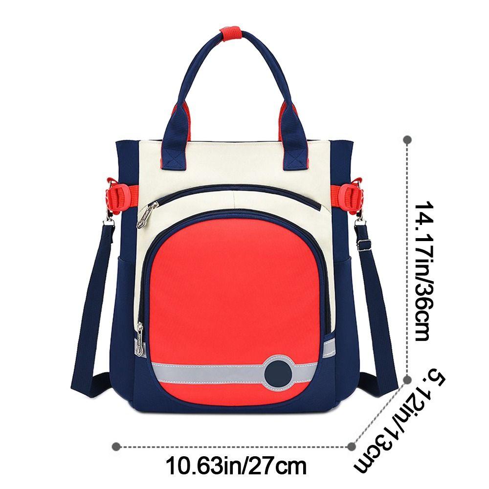 Oxford Cloth Student Shoulder Bag Dust-proof Waterproof Document Organizer Bag Large Capacity File Tote Bag Office Supplies